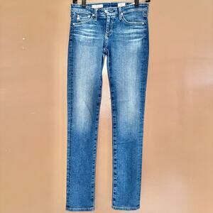 Adriano Goldschmied Women's The Stilt Cigarette Leg Blue Denim Jeans - 25R